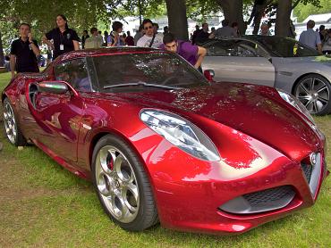 alfa romeo 4c red